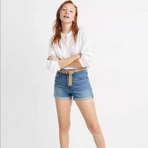 Madewell High Rise Denim Shorts